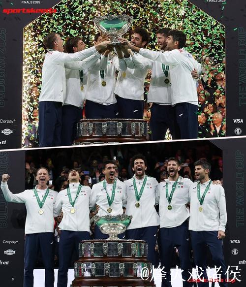 意大利队2-0力克西班牙 实现戴维斯杯三连冠伟业
